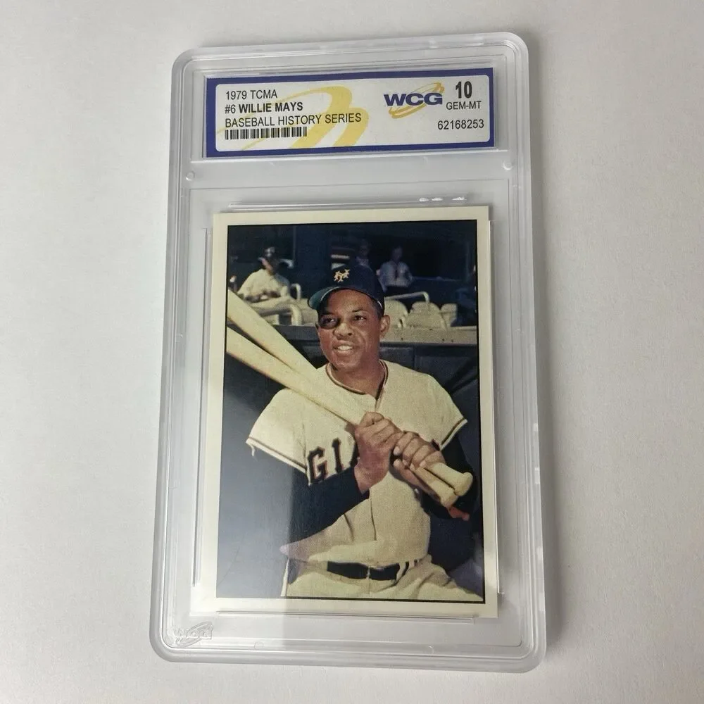 1979 TCMA Willie Mays Baseball History Series Graded WCG 10 Gem-MT